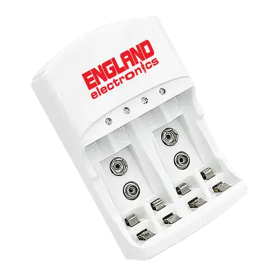 CARGADORES DE PILA AA, AAA, 9V, 300MA, PARA 4 PILAS