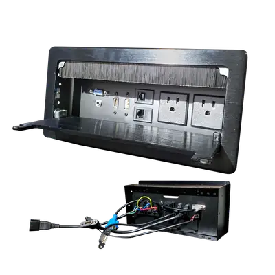 MODULO DE CONEXIONES MULTIPLES EMPOTRABLE, HDMI, USB 3.5, VGA