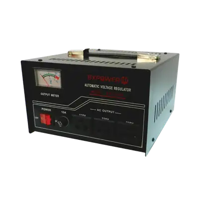 REGULADOR DE VOLTAJE, 1000 WATTS, 3 TOMAS POLARIZADAS, 110/220V - AC