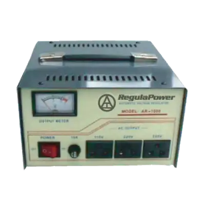 REGULADOR DE VOLTAJE, 1000 WATTS, 3 TOMAS POLARIZADAS, 110/220V - AC