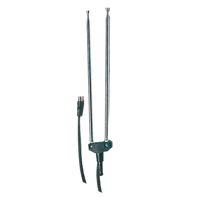 ANTENA TELESCOPICA, PUNTA METALICA, TAMAÑO 100 CM, 5 TRAMOS, CONECTOR RG-59