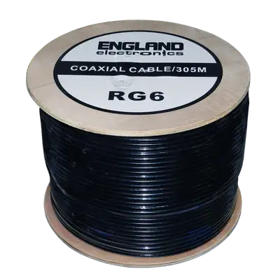 CABLE COAXIAL RG6, 305 MTS, CCA, 7.02OD