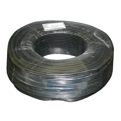 CABLE NEGRO PARA AUDIO Y VIDEO, 30.5 MTS, CCA, 3 CONDUCTORES, 24 HILOS