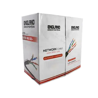 CABLE UTP CAT6, 23AWG, 305 MTS, CU 40%, 4 PARES, BLACK JACKET, OUTDOOR