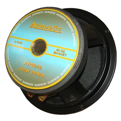 PARLANTE, 8 PULG., 400 WATTS, 8 OHM, 95DB