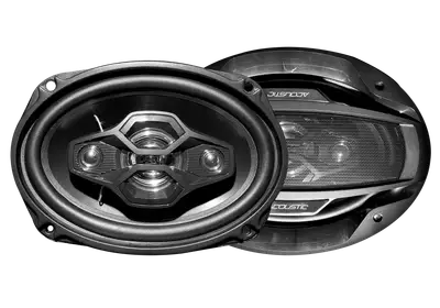 PAR DE PARLANTES PARA CARRO, 6 X 9 PULG., 180 WATTS, 4 VIAS, 89DB, 4 OHM