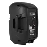 CAJA AMPLIFICADA CON BATERIA 8 PULG., 35.000W PMOP, REPRODUCTOR ANALOGICO DIGITAL, ENTRADA MIC 1/4, 3.5MM , EFECTO ECO, BASS & TREBLE, LUZ LED RGB, INCLUYE UN MICROFONO - Miniatura 7