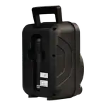 CAJA AMPLIFICADA CON BATERIA 6.5 PULG., 20.000W PMOP, REPRODUCTOR ANALOGICO DIGITAL, ENTRADA MIC 1/4, 3.5MM , EFECTO ECO, LUZ LED RGB, INCLUYE UN MICROFONO - Miniatura 3