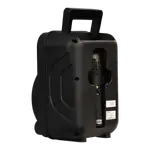 CAJA AMPLIFICADA CON BATERIA 6.5 PULG., 20.000W PMOP, REPRODUCTOR ANALOGICO DIGITAL, ENTRADA MIC 1/4, 3.5MM , EFECTO ECO, LUZ LED RGB, INCLUYE UN MICROFONO - Miniatura 4