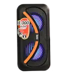 CAJA AMPL. CON BATERIA 2X4 PULG., 15.000W PMOP, REPRODUCTOR ANALOGICO DIGITAL, ENTRADA 3.5MM, LUZ LED RGB - Miniatura 1