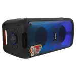 CAJA AMPLIFICADA CON BATERIA 2X8 PULG., 60.000W PMOP, REPRODUCTOR ANALOGICO DIGITAL,ENTRAJA JACK 1/4, 3.5MM, BASS & TREBLE, LUZ LED RGB, INCLUYE UN MICROFONO - Miniatura 4