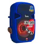 CAJA AMPLIFICADA 15 PULG. COLOR AZUL, 180.000W PMOP,  1 MIC 1/4 Y XLR, BASS & TREBLE, ENTRADA  XLR, RCA, SALIDA XLRS Y SPEAKON INCLUYE MICROFONO Y PEDESTAL - Miniatura 6