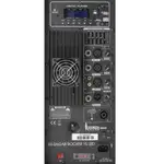 CAJA AMPLIFICADA 15 PULG., 250.000W PMOP, 1 MIC 1/4 Y XLR, EQ 5 BANDAS, ENTRADA  XLR, RCA, SALIDA XLRS Y SPEAKON INCLUYE MICROFONO Y PEDESTAL - Miniatura 5