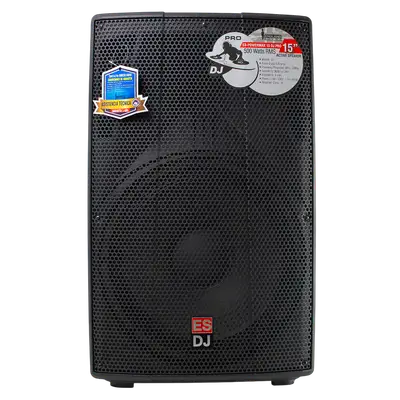 CAJA BI-AMPLIFICADA 15 PULG., 350W RMS LF/150W RMS HF, BT, USB, SD, INCLUYE UN MICROFONO