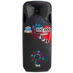 CAJA AMPLIFICADA 2X15 PULG., 800.000W PMOP, 2 MIC 1/4 Y XLR, EQ 5 BANDAS, ENTRADA  XLR, RCA, SALIDA XLRS Y SPEAKON INCLUYE MICROFONO - Miniatura 2