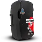 CAJA AMPLIFICADA 15 PULG., 150.000W PMOP, 2 MIC 1/4 Y XLR, EQ 5 BANDAS, ENTRADA  XLR, RCA, SALIDA XLRS Y SPEAKON INCLUYE MICROFONO Y PEDESTAL - Miniatura 4