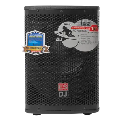 SUB-BAJO AMPLIFICADO 10 PULG., 250W RMS, 126DB SPL