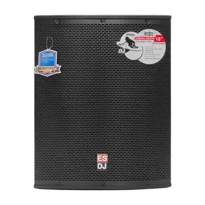 SUB-BAJO AMPLIFICADO 18 PULG., 1000W RMS, 133DB SPL