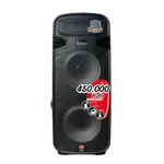 CAJA AMPLIFICADA 2X15 PULG., 450.000W PMOP, BT, USB, SD, INCLUYE UN MICROFONO - Miniatura 7