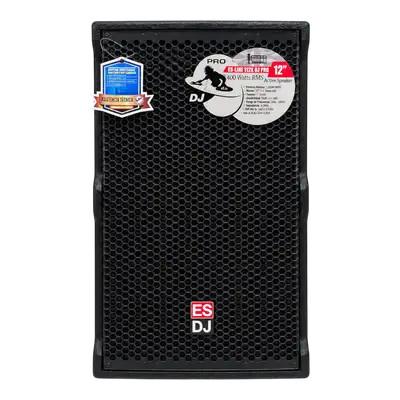 CAJA AMPLIFICADA 12 PULG., 500W RMS, 2 ENTRADAS JACK COMBO, SALIDA XLR, DSP, CLASE D