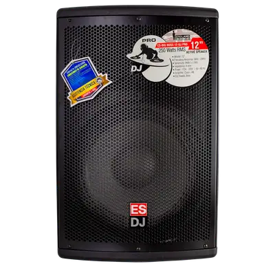 CAJA AMPLIFICADA 12 PULG., 250W RMS, 1 MIC 1/4 Y XLR, BASS & TREBLE, ENTRADA  XLR, RCA, SALIDA XLRS Y SPEAKON INCLUYE MICROFONO