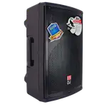 CAJA AMPLIFICADA 12 PULG., 250W RMS, 1 MIC 1/4 Y XLR, BASS & TREBLE, ENTRADA  XLR, RCA, SALIDA XLRS Y SPEAKON INCLUYE MICROFONO - Miniatura 4