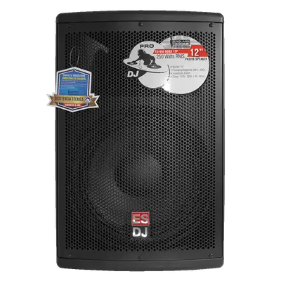 CAJA PASIVA 12 PULG.,250W RMS, 40OZ, 34MM 1.35"VC