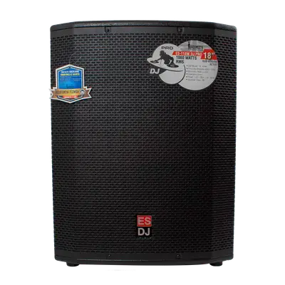SUB-BAJO AMPLIFICADO 18 PULG., 1000W RMS