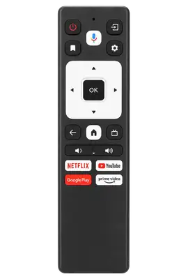 CONTROL REMOTO PARA TELEVISOR INDURAMA SMART TV, BOTONES DE ACCESO RAPIDO NETFLIX, YOUTUBE, PRIME VIDEO, GOOGLE PLAY