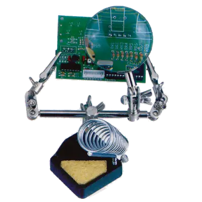 BASE PARA CAUTIN, TIPO LAPIZ ,CON SOPORTE, LUPA Y ESPONJA