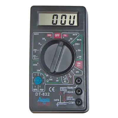 MULTIMETRO DIGITAL CON BUZZER