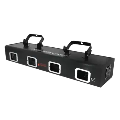 LUZ CABEZAL LASER, RGBP, 400MW, DMX-512
