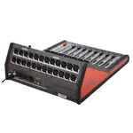 CONSOLA DIGITAL, 20 CANALES, 12 MONO/2 ESTEREO,XLR-1/4x16 INTERFAZ USB Y LAN, BT, MP3, PANTALLA TOUCH - Miniatura 2