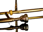 TROMBON TENOR DE VARA, ACABADO DORADO LAQUEADO, INCLUYE BOQUILLA Y ESTUCHE - Miniatura 4