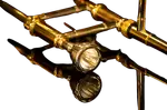 TROMBON TENOR DE VARA, ACABADO DORADO LAQUEADO, INCLUYE BOQUILLA Y ESTUCHE - Miniatura 5