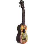 UKELELE SOPRANO 13", PLASTICO ABS, RESISTENTE AL AGUA, DISEÑO CARITA FELIZ - Miniatura 3