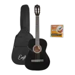 GUITARRA CLASICA 39", COLOR NEGRO, INCLUYE BOLSO Y CUERDAS DE RESPUESTO - Miniatura 1