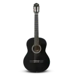 GUITARRA CLASICA 39", COLOR NEGRO,INCLUYE  BOLSO, UN JUEGO DE CUERDAS DE REPUESTO, CAPO TRASTE, AFINADOR, CORREA, VITELA Y ENRROLLADOR DE CUERDAS - Miniatura 2