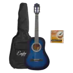 GUITARRA CLASICA 36", COLOR AZUL, INCLUYE BOLSO Y CUERDAS DE RESPUESTO - Miniatura 1