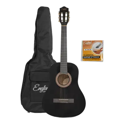 GUITARRA CLASICA 36", COLOR NEGRO, INCLUYE BOLSO Y CUERDAS DE RESPUESTO