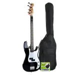 BAJO ELECTRICO 4 CUERDAS, TIPO PRECISION BASS COLOR NEGRO, INCLUYE BOLSO, CUERDAS DE REPUESTO - Miniatura 1