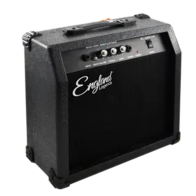 AMPLIFICADOR PARA GUITARRA ELECTRICA DE 15W, EQ BASS Y TREBLE, EFECTO DE DRIVE, ENTRADA JACK 6.3 MM, ENTRADA DE AUDIFONOS