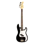 BAJO ELECTRICO 4 CUERDAS, TIPO PRECISION BASS COLOR NEGRO, INCLUYE BOLSO, CUERDAS DE REPUESTO, CABLE, CORREA, AFINADOR, SOPORTE - Miniatura 1