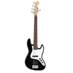 BAJO ELECTRICO 5 CUERDAS TIPO JAZZ BASS COLOR AMARILLO, INCLUYE BOLSO, CUERDAS DE REPUESTO, CABLE, CORREA, FINADOR Y SOPORTE - Miniatura 1