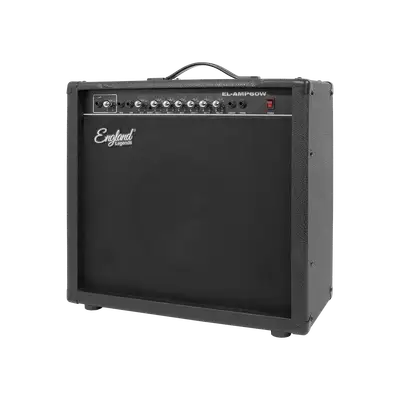 AMPLIFICADOR PARA GUITARRA ELECTRICA DE 60W, EQ BASS, MEDIO Y TREBLE, 2 ENTRADAS JACK 6.3 MM, ENTRADA AUX Y AUDIFONOS