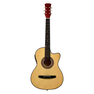 GUITARRA ELECTROACUSTCA 38", COLOR NATURAL, INCLUYE PREAMP 7545R, BOLSO, SET DE CUERDAS, CORREA, AFINADOR, CABLE
