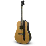 GUITARRA ACUSTCA COLOR NATURAL, ESCALA 41", INCLUYE  BOLSO, JUEGO DE CUERDAS DE REPUESTO, CAPO TRASTE, AFINADOR, CORREA, VITELA Y ENRROLLADOR DE CUERDAS - Miniatura 2