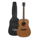 GUITARRA ELECTROACUSTICA 41" COLOR NATURAL, TAPA Y FONDO ABETO MACIZO, LATERALES  EBANO - Miniatura 1