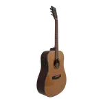 GUITARRA ELECTROACUSTICA 41" COLOR NATURAL, TAPA Y FONDO ABETO MACIZO, LATERALES  EBANO - Miniatura 3