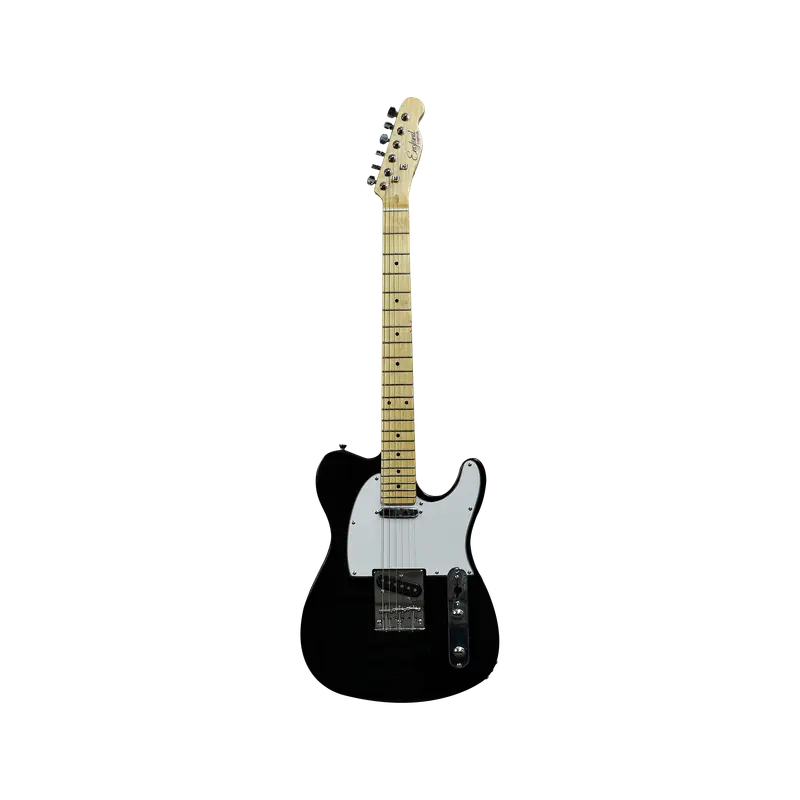 COMBO DE GUITARRA ELECTRICA TIPO TELECASTER COLOR NEGRO, INCLUYE AMPLIFICADOR DE 10W, BOLSO, CUERDAS DE RESPUESTO,CABLE CON CONECTORES, CORREA, AFINADOR, SOPORTE - Imagen 1